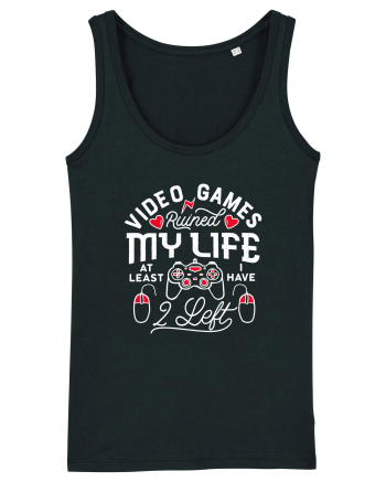 Video Games Ruined My Life Black
