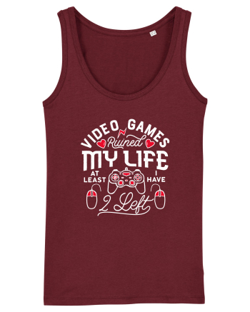 Video Games Ruined My Life Burgundy