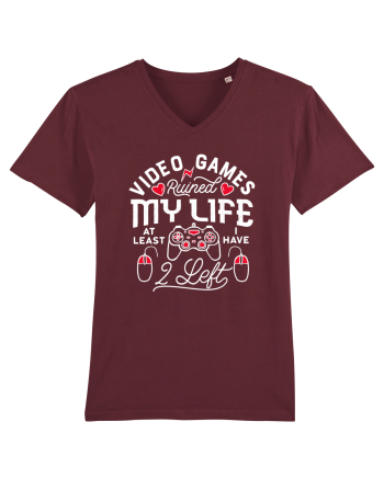 Video Games Ruined My Life Burgundy