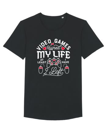 Video Games Ruined My Life Black