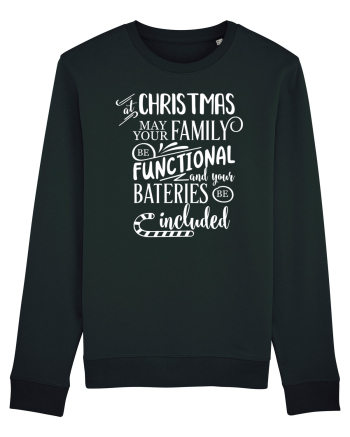 Tricou familist de Crăciun Black