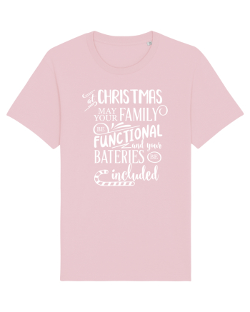 Tricou familist de Crăciun Cotton Pink