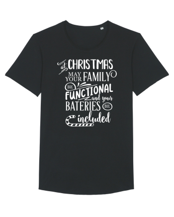 Tricou familist de Crăciun Black