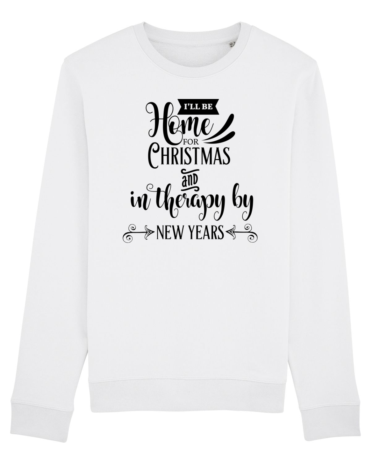Bluză mânecă lungă Unisex Rise White