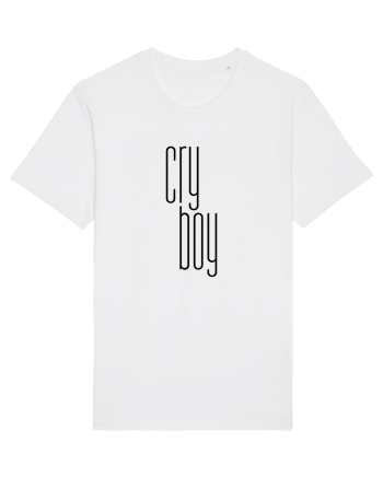 Cry boy (negru) White