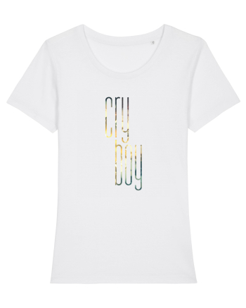 Cry boy (color) White