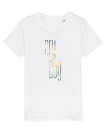 Cry boy (color) White