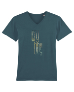 Cry boy (color) Tricou mânecă scurtă guler V Bărbat Presenter