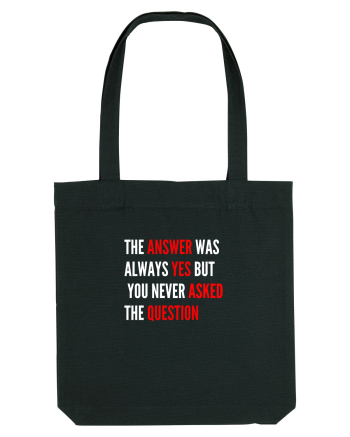 the answer was always yes Black