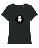 Blue eyes Tricou mânecă scurtă guler larg fitted Damă Expresser