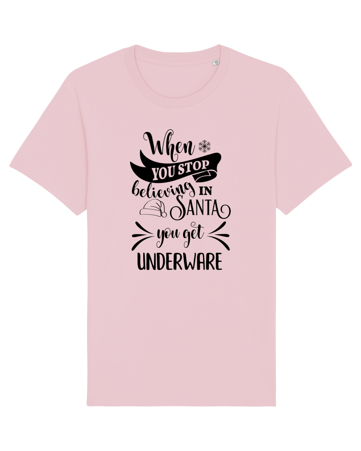 Tricou mânecă scurtă Unisex Rocker Cotton Pink