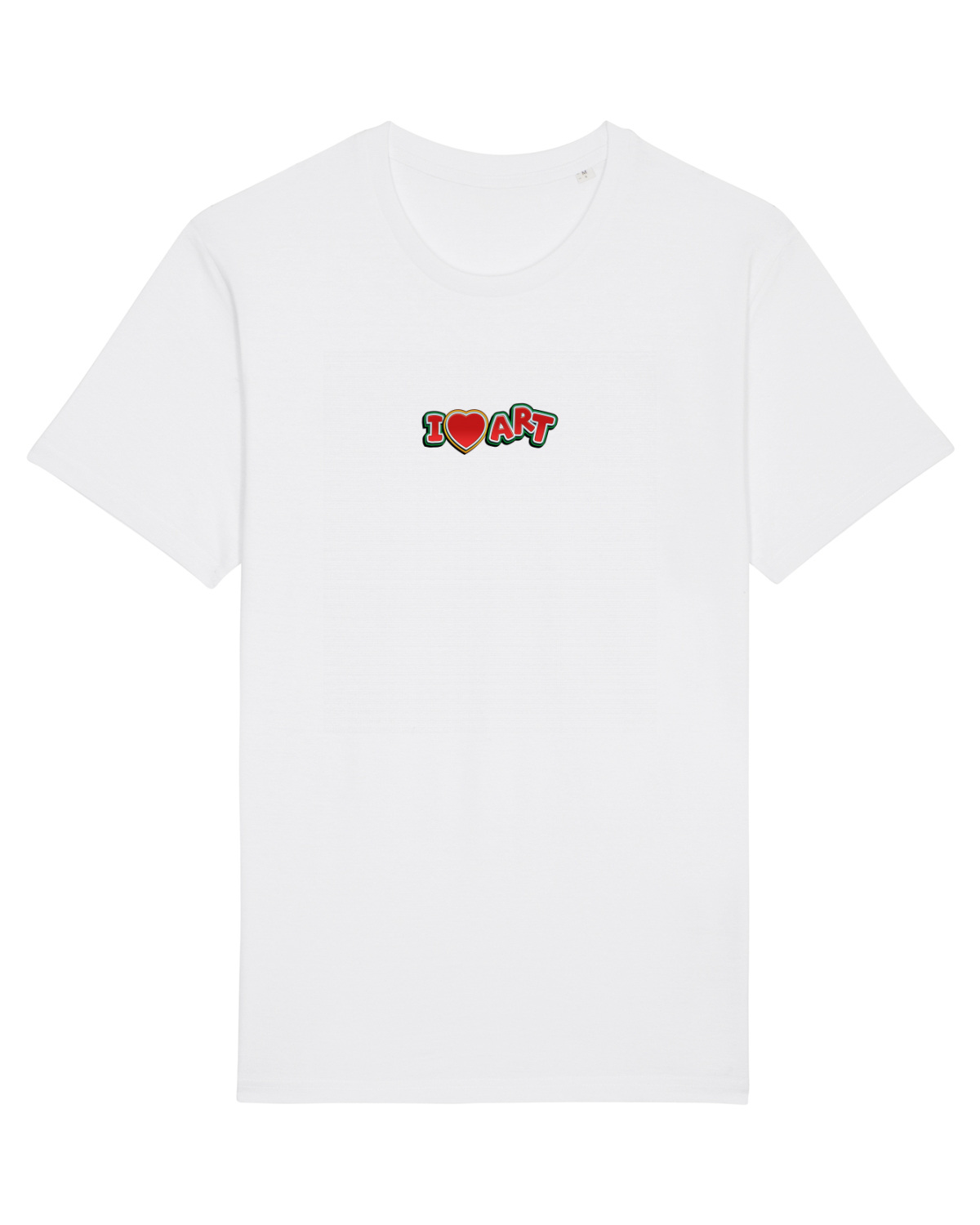 Tricou mânecă scurtă Unisex Rocker White