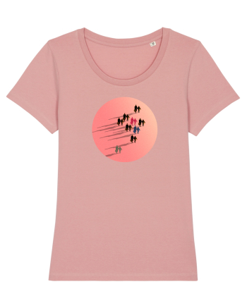 Running parallel to the light Canyon Pink