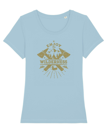 Enjoy The Wilderness Sky Blue