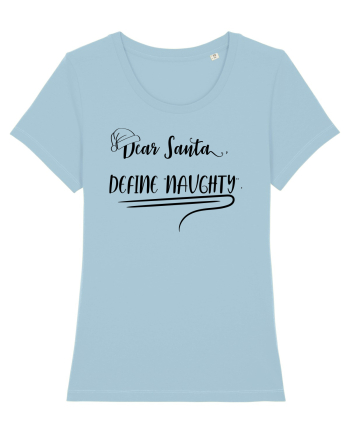 Tricou indecis obraznic Sky Blue