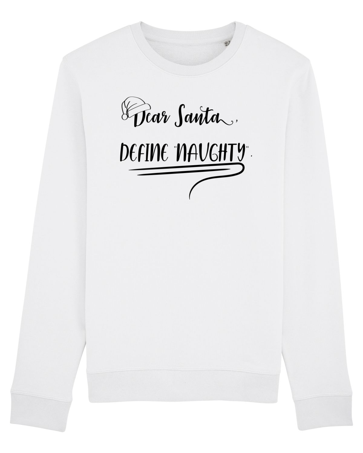 Bluză mânecă lungă Unisex Rise White