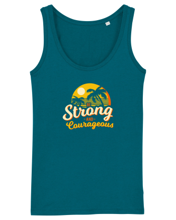 Be Strong & Courageous Ocean Depth