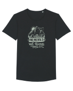 Collect Memories Not Things Tricou mânecă scurtă guler larg Bărbat Skater