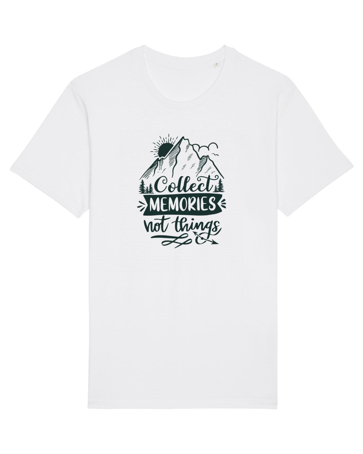 Tricou mânecă scurtă Unisex Rocker White