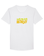 Monday mood Tricou mânecă scurtă guler larg Bărbat Skater