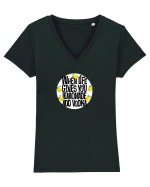 When life gives you lemonade... Tricou mânecă scurtă guler V Damă Evoker