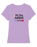 The best NURSING team Tricou mânecă scurtă guler larg fitted Damă Expresser