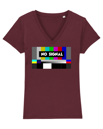 No signal Burgundy