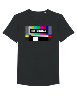 No signal Tricou mânecă scurtă guler larg Bărbat Skater