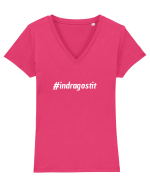 Indragostit Tricou mânecă scurtă guler V Damă Evoker