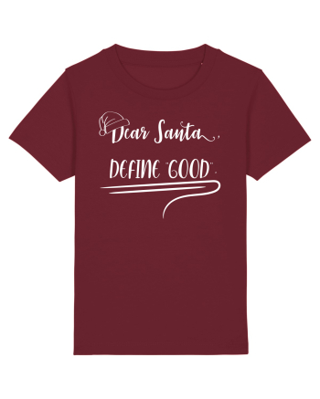 Tricou indecis cuminte Burgundy
