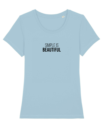 Simple is Beautiful Sky Blue