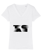 TACI Tricou mânecă scurtă guler V Damă Evoker