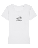 Stop making Drama Tricou mânecă scurtă guler larg fitted Damă Expresser