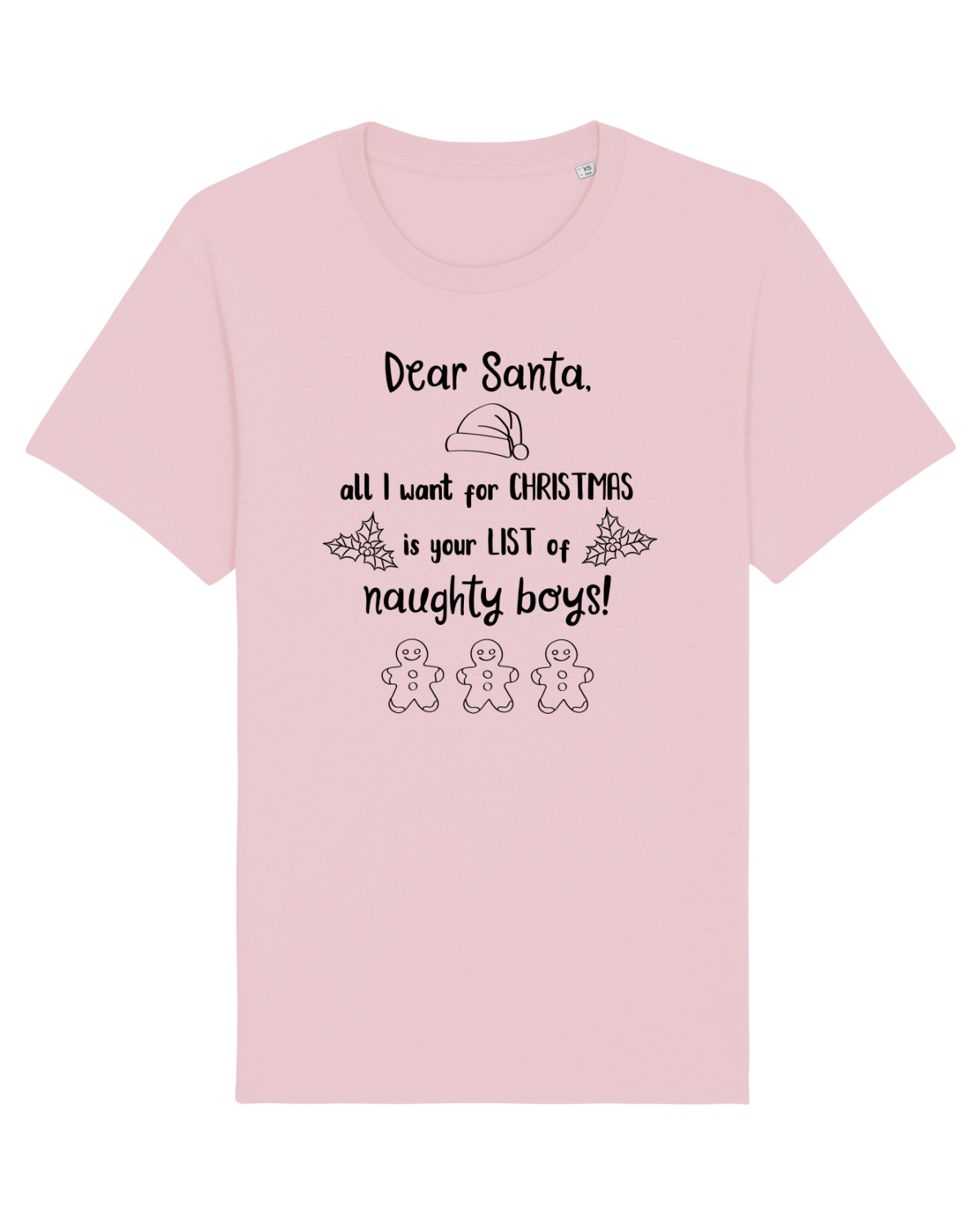 Tricou mânecă scurtă Unisex Rocker Cotton Pink