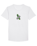 Castravete Tricou mânecă scurtă guler larg Bărbat Skater