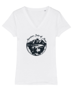 Mountain State Of Mind Tricou mânecă scurtă guler V Damă Evoker