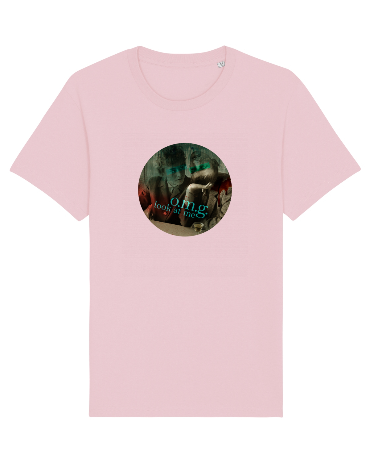 Tricou mânecă scurtă Unisex Rocker Cotton Pink