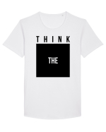 Think outside the box Tricou mânecă scurtă guler larg Bărbat Skater