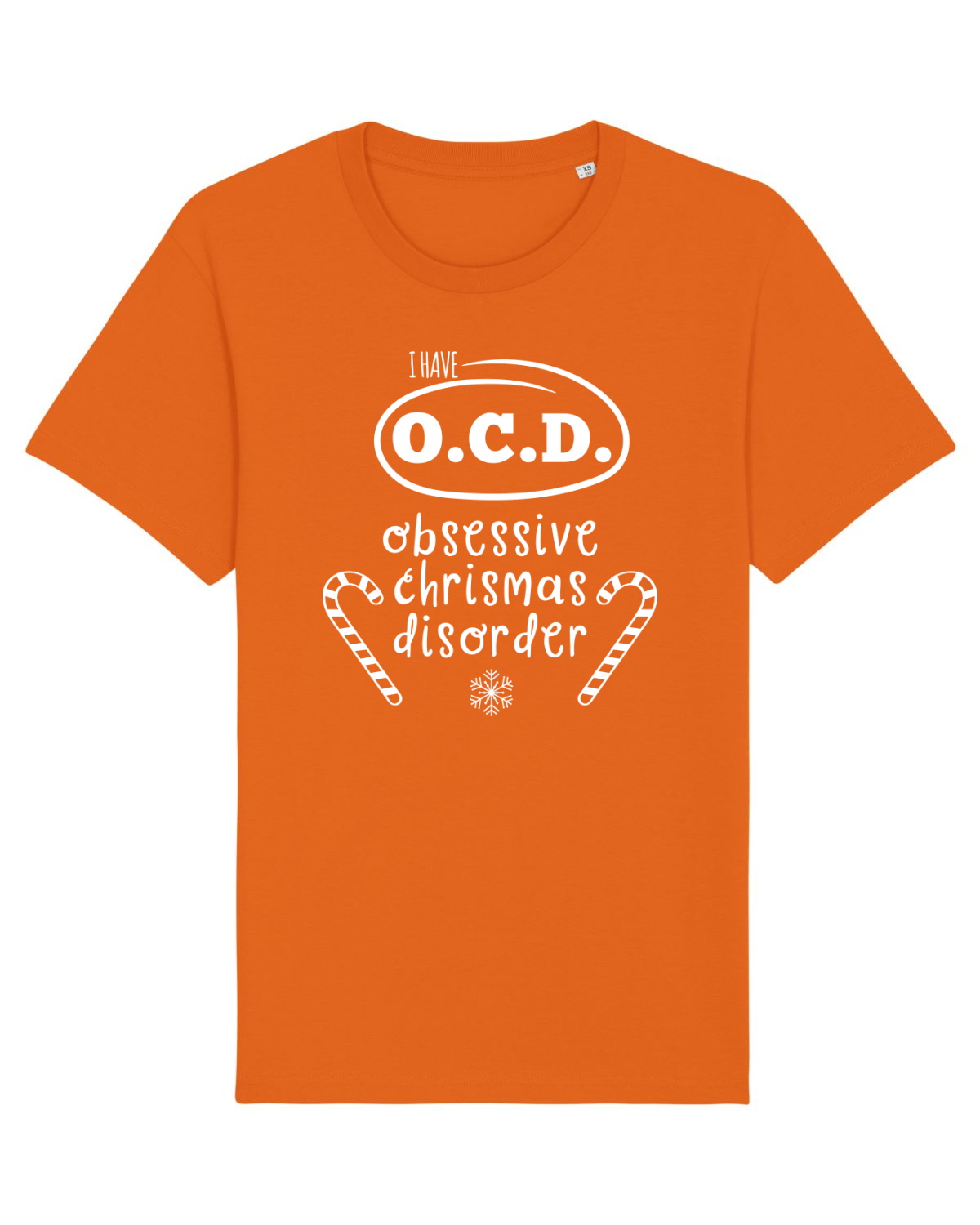 Tricou mânecă scurtă Unisex Rocker Bright Orange