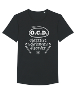 Obsesii de Crăciun Tricou mânecă scurtă guler larg Bărbat Skater