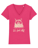 Cat - It's Just Me  Tricou mânecă scurtă guler V Damă Evoker