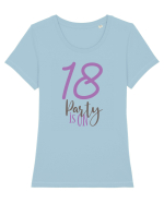 18 Ani - Party is On Tricou mânecă scurtă guler larg fitted Damă Expresser