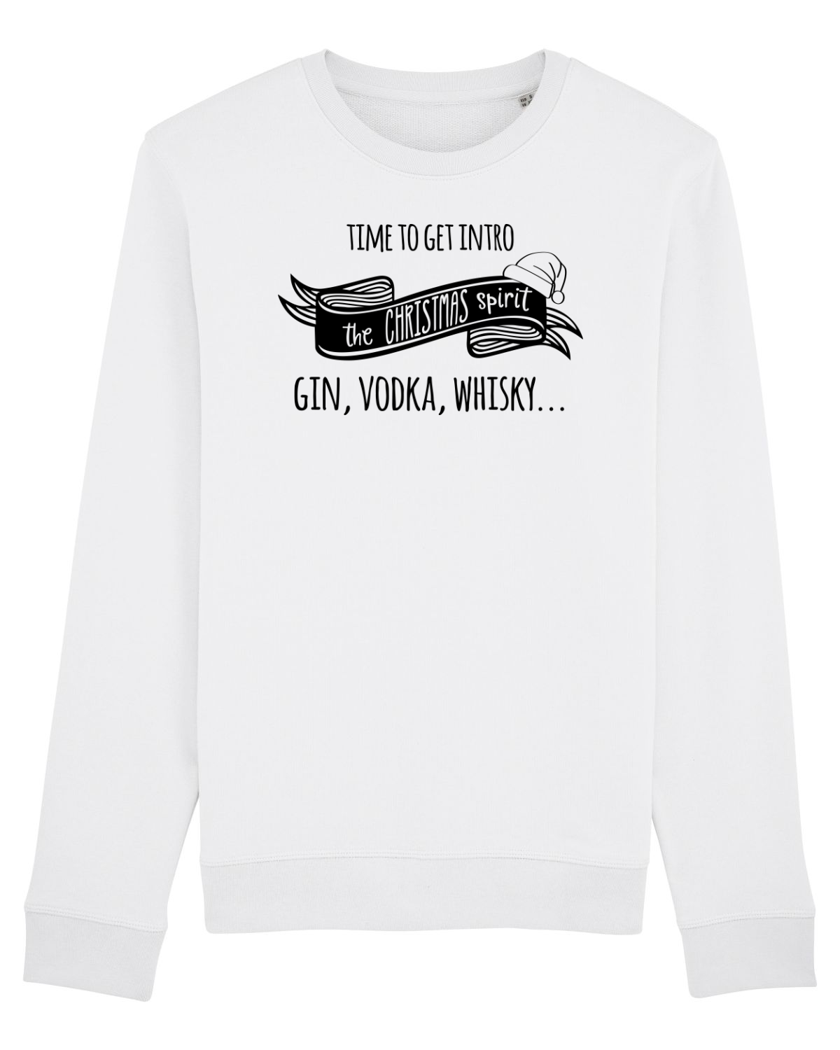 Bluză mânecă lungă Unisex Rise White