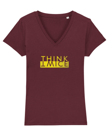 Think Twice Burgundy