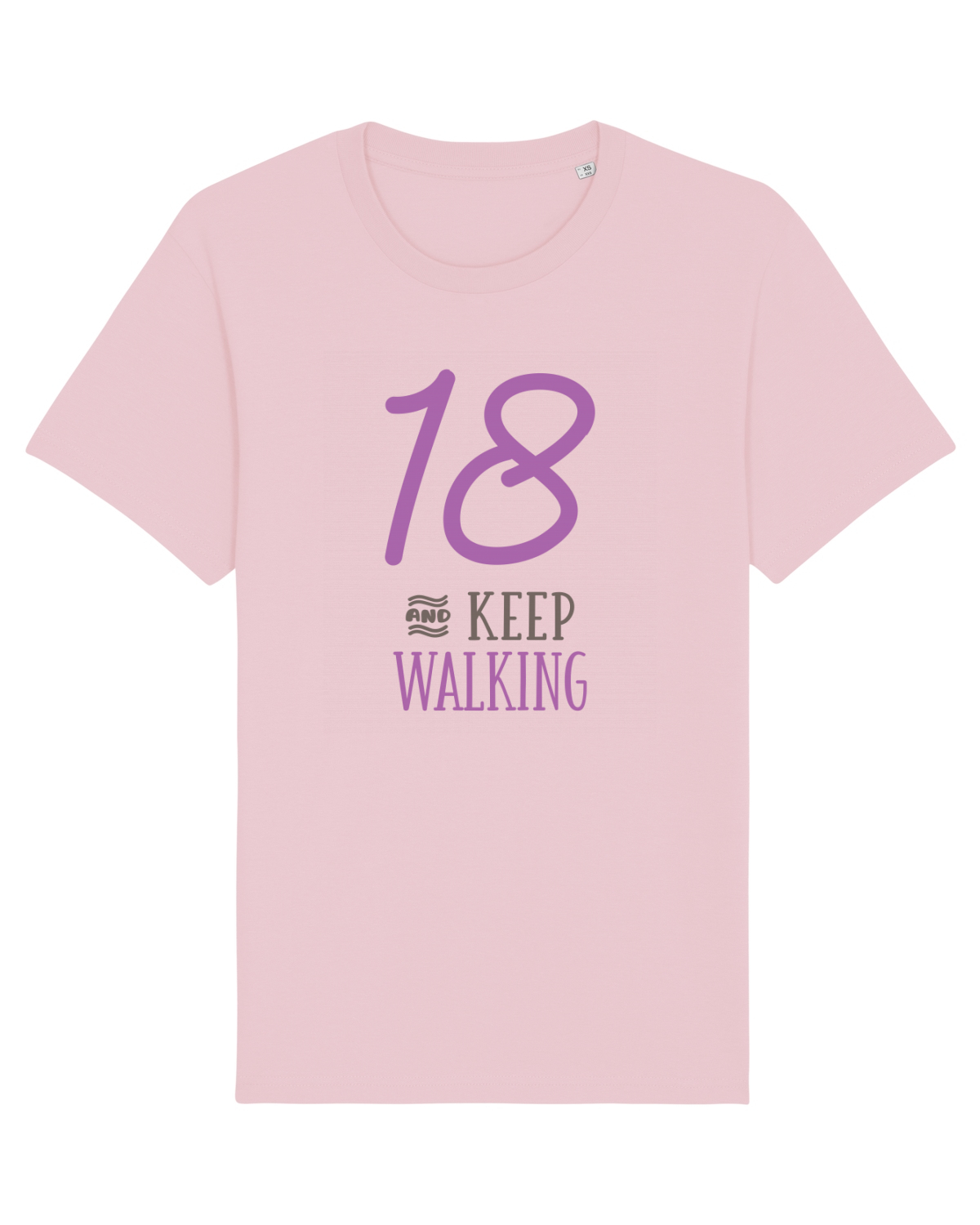 Tricou mânecă scurtă Unisex Rocker Cotton Pink