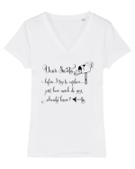 O poveste încurcată Tricou mânecă scurtă guler V Damă Evoker