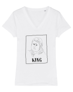 Seven Deadly Sins - King  Tricou mânecă scurtă guler V Damă Evoker