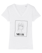 Seven Deadly Sins - Merlin  Tricou mânecă scurtă guler V Damă Evoker