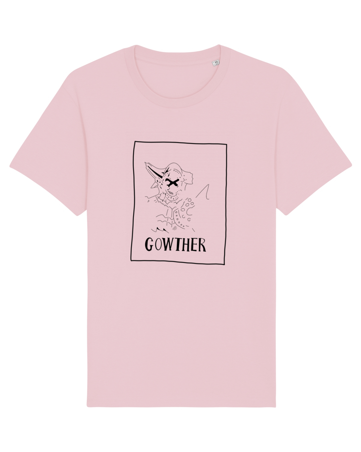 Tricou mânecă scurtă Unisex Rocker Cotton Pink