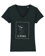 Seven Deadly Sins - Gowther (white edition) Tricou mânecă scurtă guler V Damă Evoker